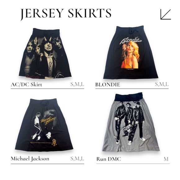 NWOT Billie Holiday Singing Skirt Black Size Small - Picture 3 of 8